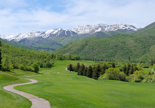 Wasatch Golf Club Fairway Mountains