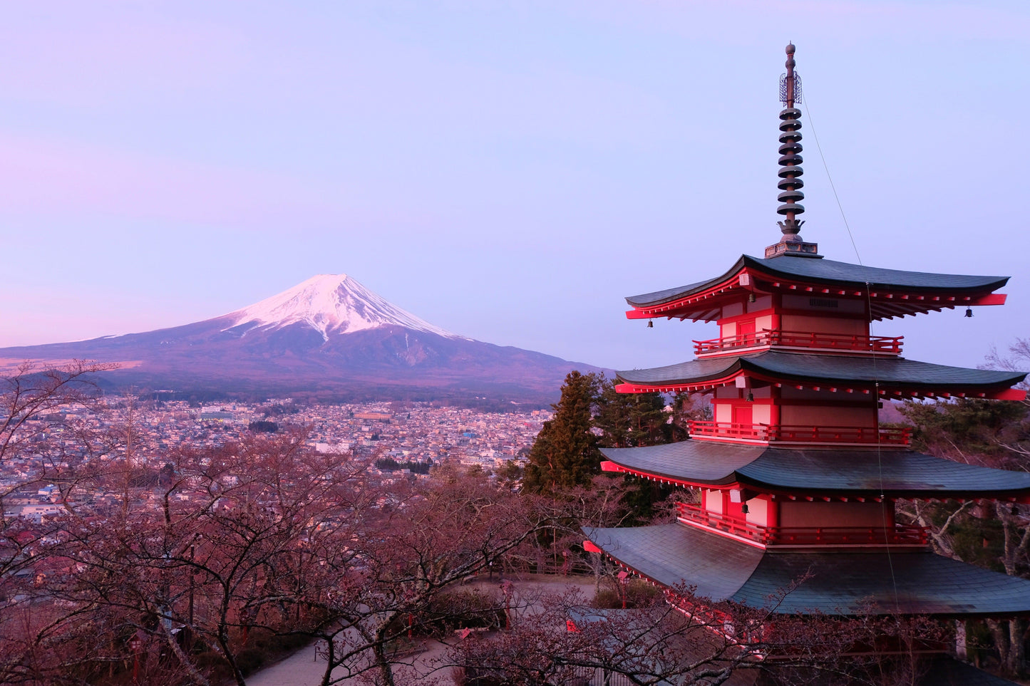 Mt. Fuji with the Chureito Pagoda